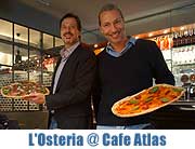 neu: L’OSTERIA Pizza & Pasta im Café Atlas eröffnet am 11.10.2012 - Überdimensionale Pizzen und original italienische Pasta neben dem Gasteig (©Foto:Martin Schmitz)